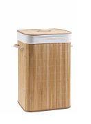 Lorin Bambu Katlanır Banyo Kirli Çamaşır Sepeti Naturel