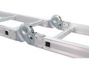 Lorin Çok Amaçlı Fonksiyonel Akrobat Aluminyum Merdiven 4x3 HMA018