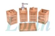 Lorin Still Bambu Banyo Seti 5 Parça BR1029D