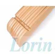 Lorin Ahşap Elbise Askı 12 Li Set Doğal Renk Naturel CS1005H