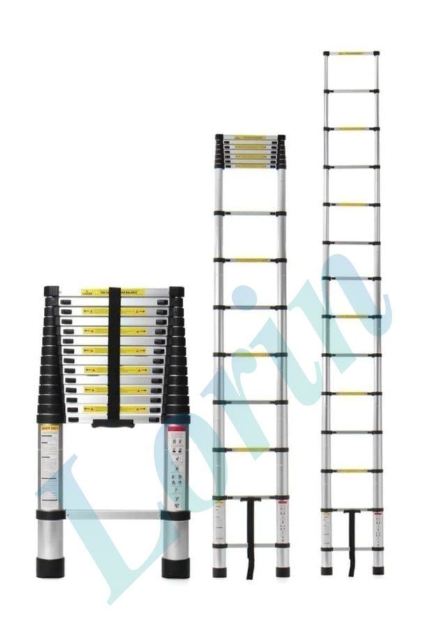 Lorin 9 Basamaklı  Aluminyum Teleskopik uzayabilen  Merdiven 2.6 Metre