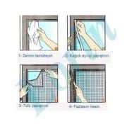 Mosquıto Pencere Sineklik Lux 2 Li Beyaz 130x150 Cm 2 Adet Cırt Bant
