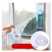 Mosquıto Pencere Sineklik Lux 2 Li Beyaz 130x150 Cm 2 Adet Cırt Bant