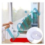 Mosquıto Pencere Sineklik Lux 4 Lü Beyaz 130x150 Cm 2 Adet Cırt Bant(Kopya)